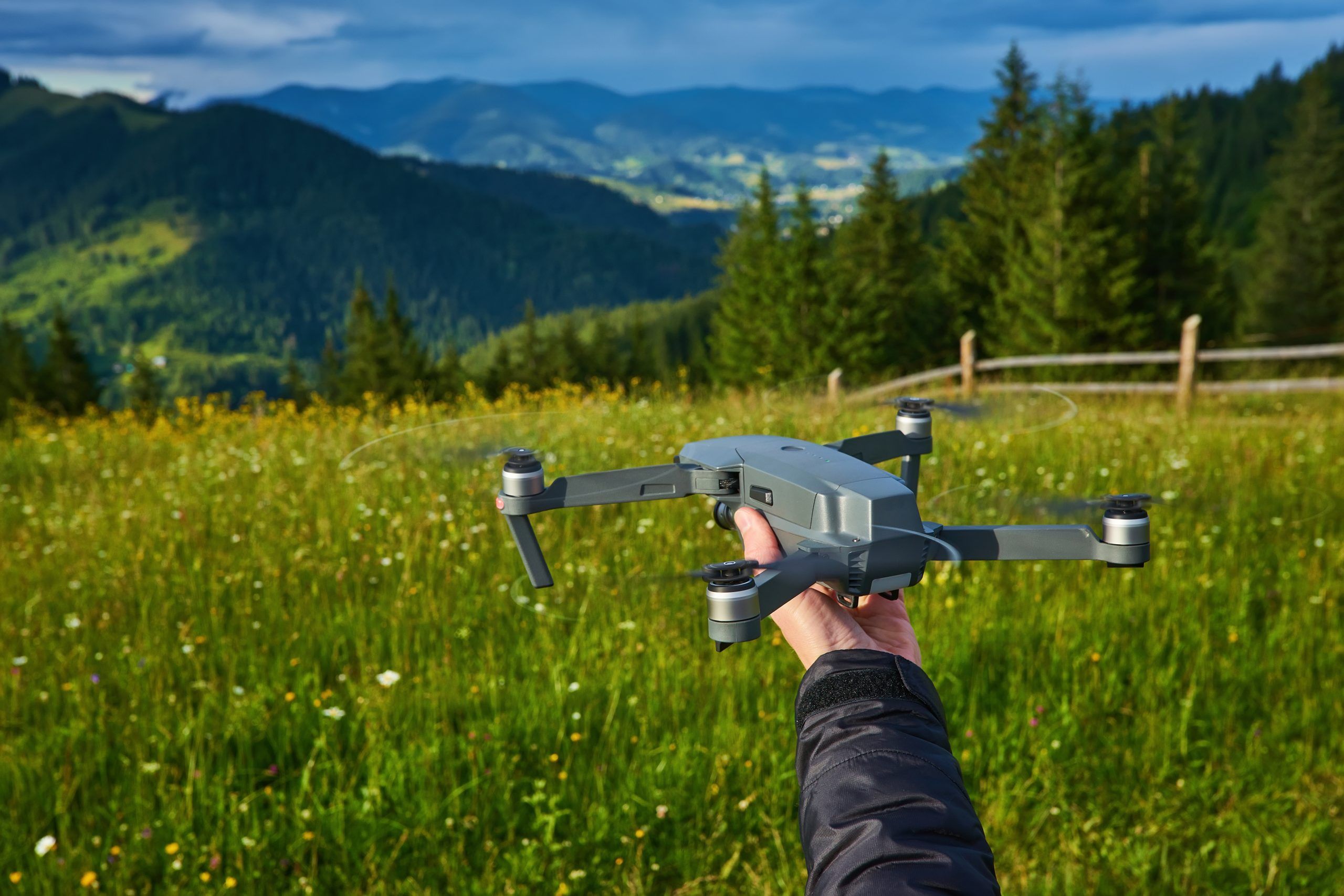 UAS topografía con drones en Colombia