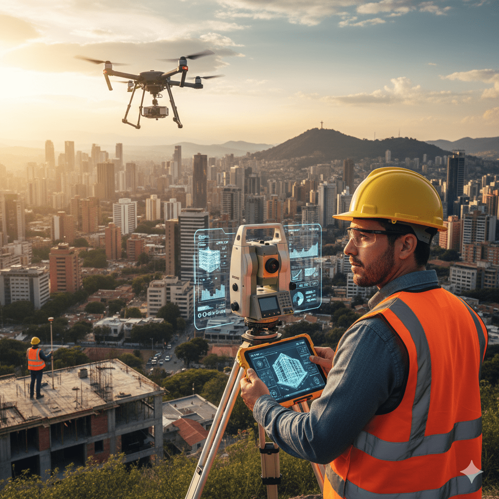 Expertos en topografía en Bogotá. Realizamos levantamientos catastrales, para licencias de construcción y georreferenciación MAGNA-SIRGAS.