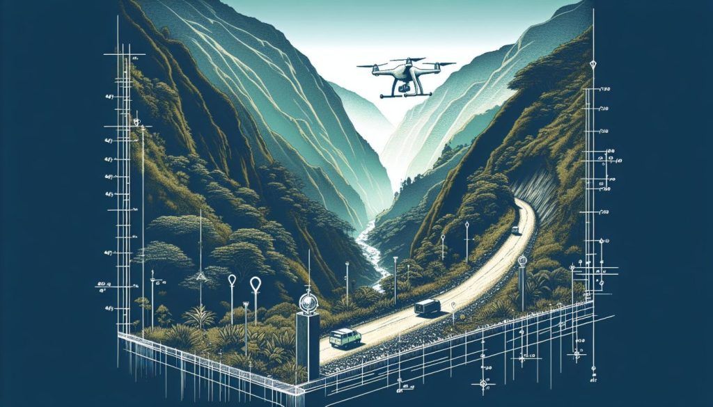 Tres semanas, dos ingenieros y un dron: así se levanta un corredor vial de montaña en los Andes colombianos